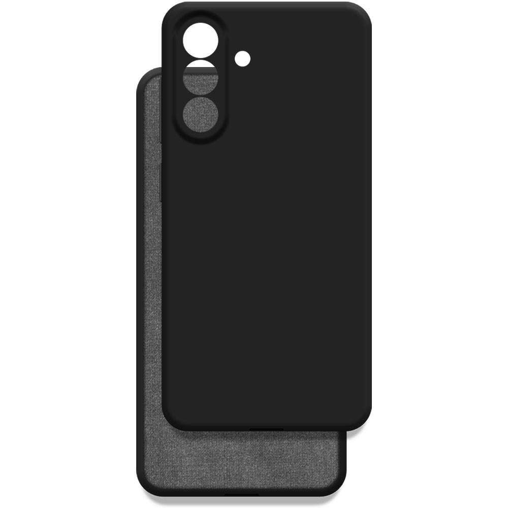 Husa pentru Samsung Galaxy A57 5G, Color Shield, Interior de catifea, Suprafata aderenta, Protectie antisoc, Margini ridicate, Regular Fit, Silicon, Negru