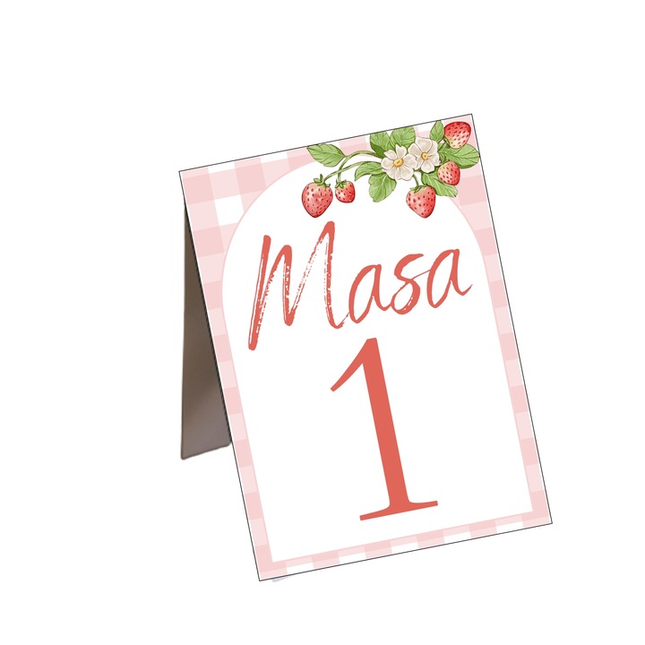 Комплект номера за маса Модел 27, Картон, Многоцветен, 10x15 см, 20 броя