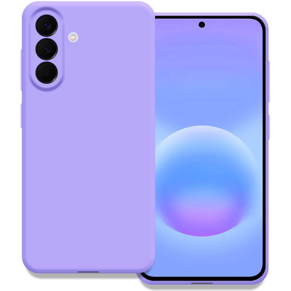 Husa pentru Samsung Galaxy A57 5G, Color Shield, Interior de catifea, Suprafata aderenta, Protectie antisoc, Margini ridicate, Regular Fit, Silicon, Lavanda