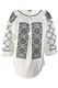 Bluza dama M26 alb/negru mat, marimea XL
