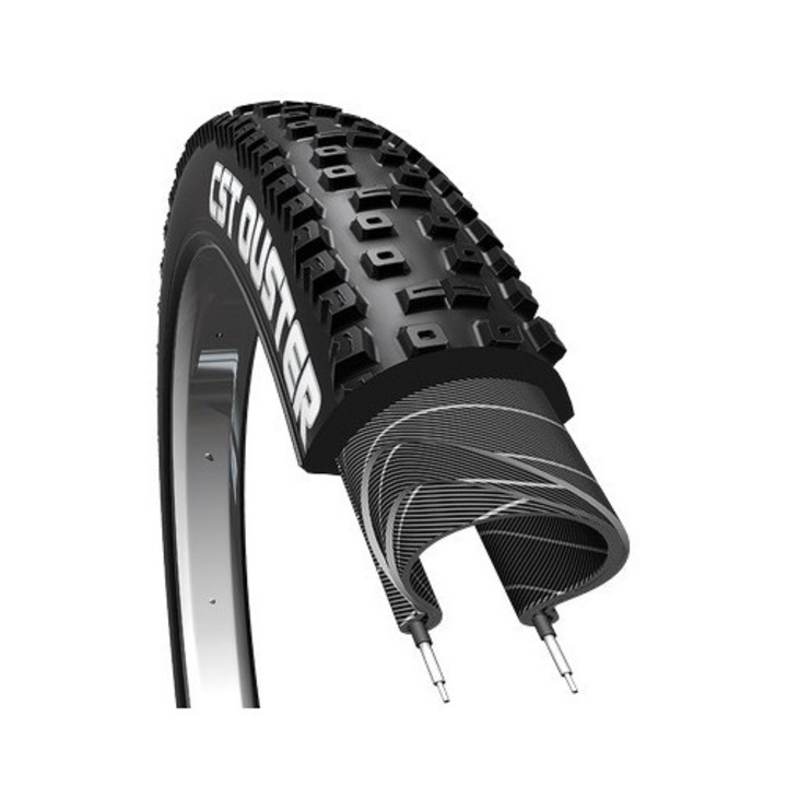 Anvelopa cauciuc CST 26 x 2, 25 MTB Ouster, 27 TPI, Max PSI: 65, negru