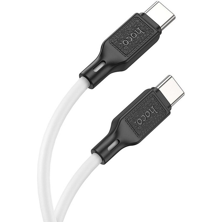 Cablu de date Hoco X90 USB-C, 60W, 1m, alb