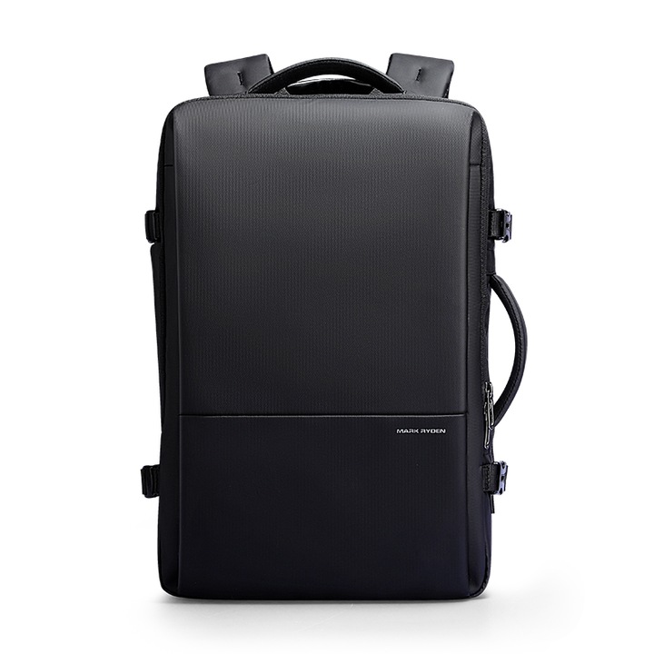 Раница Mark Ryden MR9822_KR за лаптоп до 17.3", разширяема 30-45L, USB порт, черен, 480x310x200mm