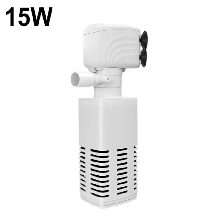 Filtru acvariu, silentios, curata rapid apa pentru o vizibilitate clara, filtreaza continuu resturile si impuritatile fine, imbunatateste nivelul de oxigen, 15W - FILTPRO HOME & MARKER®