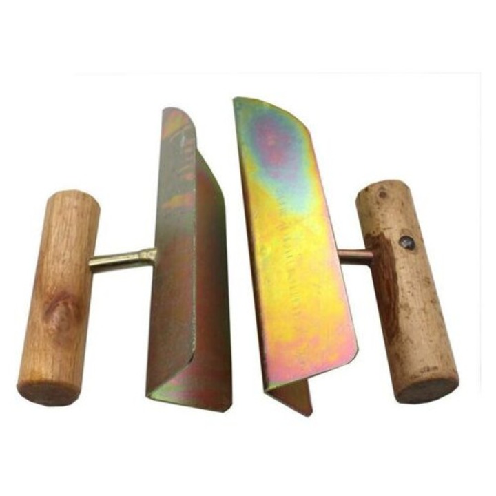 Spatula coltara set 2 bucati, unelte de vopsit si tencuit, inox, 40x145mm