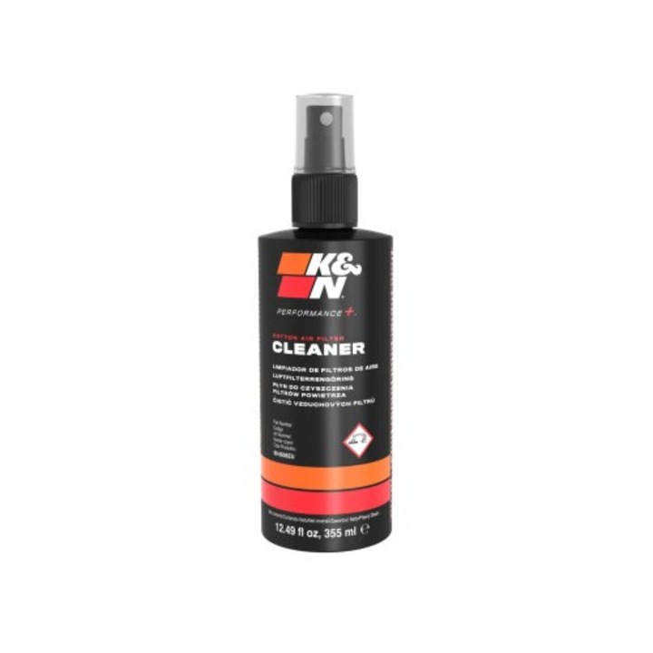 K&N Power Kleen légszűrő tisztító folyadék 355ml, professzionális, motorhoz