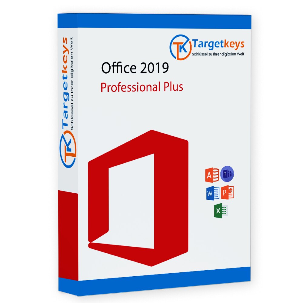 Microsoft Office 2019 Pro Plus, 64-bit, включва Word, Excel, PowerPoint ...