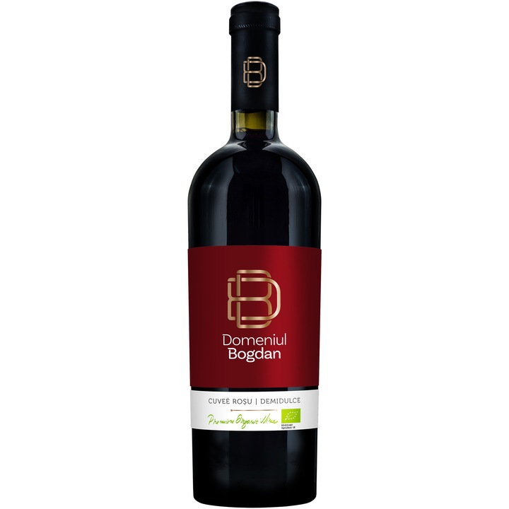 Vin Rosu Domeniul Bogdan Cuvee, Demidulce, 0.75l