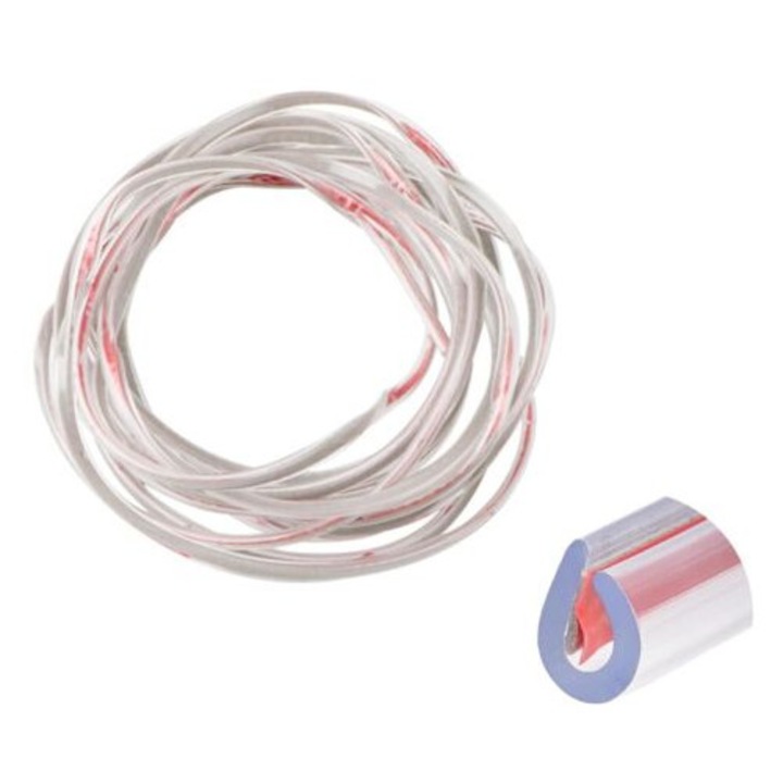 Protector margine usa auto, transparent, PVC, 10mm, set
