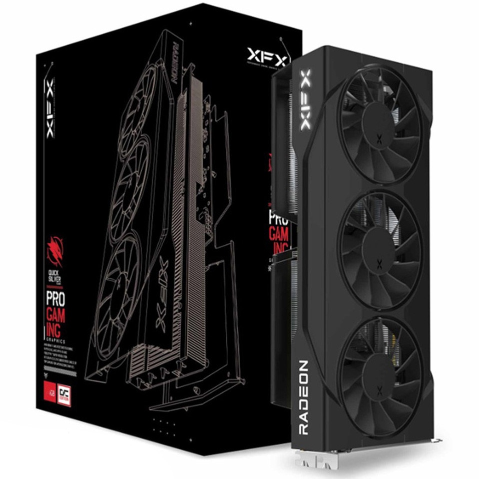 Placa video XFX Swift AMD Radeon™ RX 9060 XT OC Triple Fan Gaming