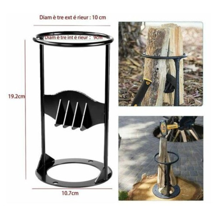 Kézi fűrész, 19.2x10cm, öntöttvas anyag, könnyen szállítható, tűzifához