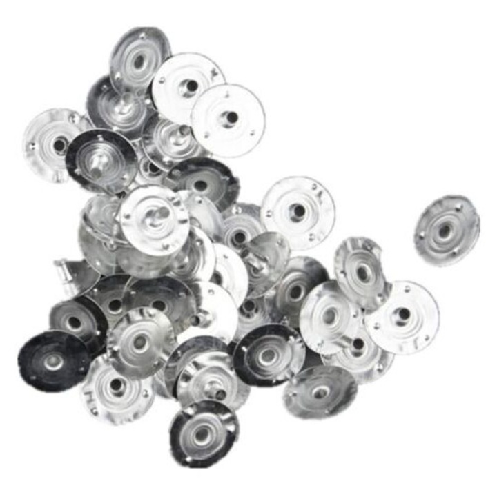 Set de 300 suporturi metalice pentru fitile de lumanari, 12.5mm diametru, pentru fabricarea lumanarilor DIY