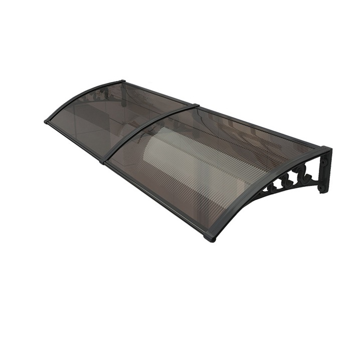 Copertină pentru exterior, protecție anti-ploaie și soare, 300x100cm, multicolor