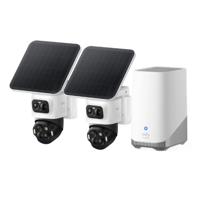 Kit supraveghere video eufy S4 HomeBase S380 + 2 camere Triple