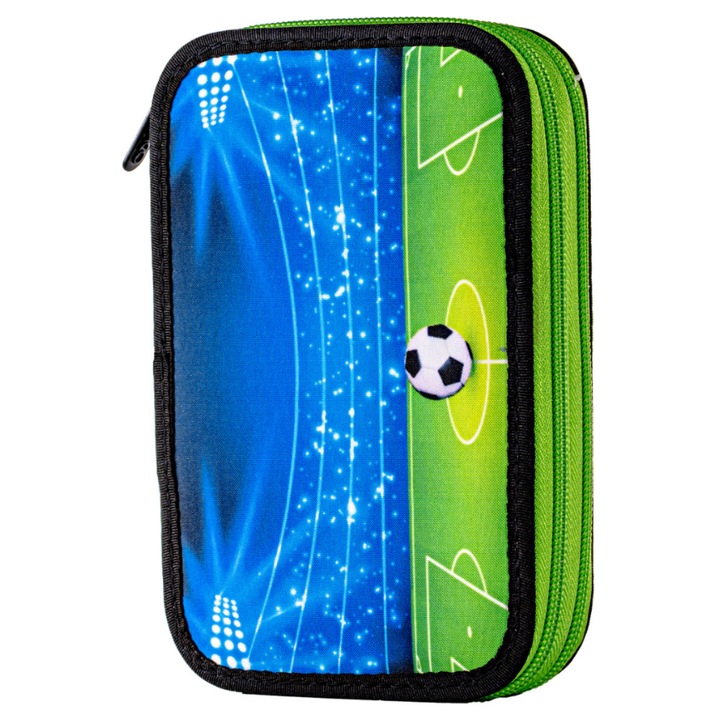 Penar echipat Daco 2 fermoare - Motiv Football PE2007E