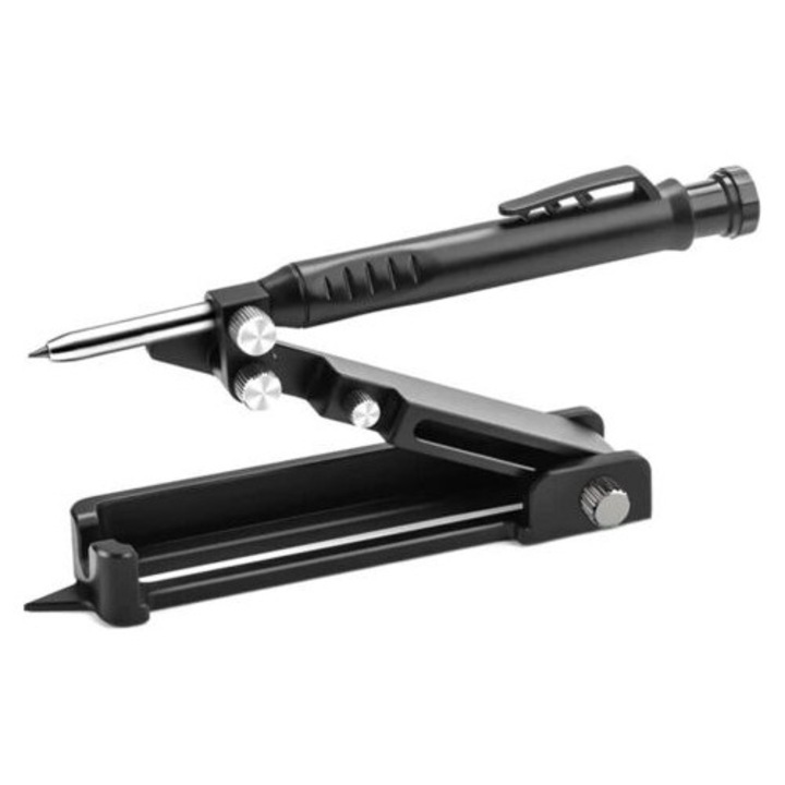 Instrument de marcare, design compact, negru, 15x2.5x3cm