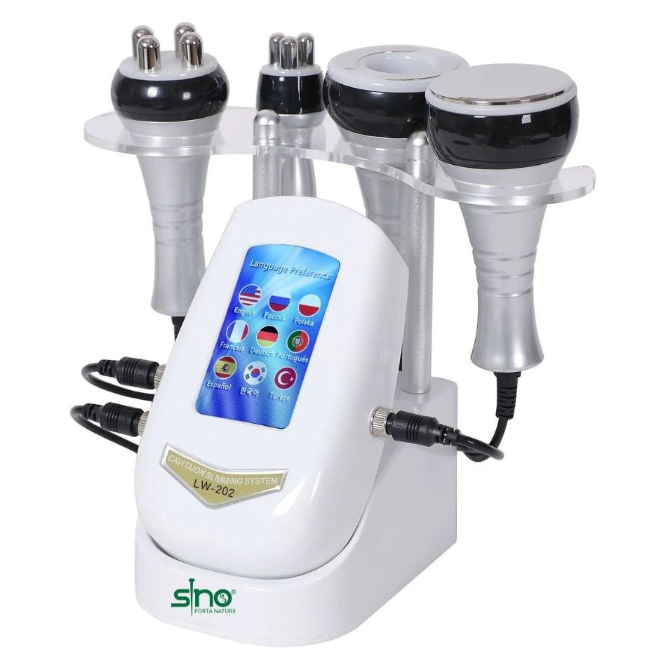 Aparat cavitație, SINO FORTA NATURII, model LW-202, 4 sonde, alb