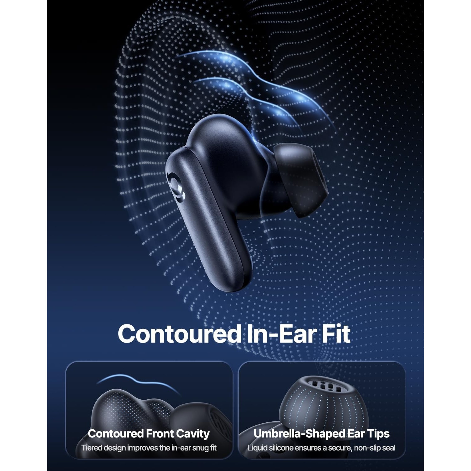 Casti In-Ear Baseus Inspire XP1, Sound by Bose, Adaptive ANC, True