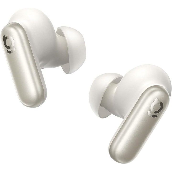 Casti In-Ear Baseus Inspire XP1, Sound by Bose, Adaptive ANC, True wireless, Dolby Audio, Bluetooth 6.1, Autonomie 45h, IPX4, Starlight Off-White