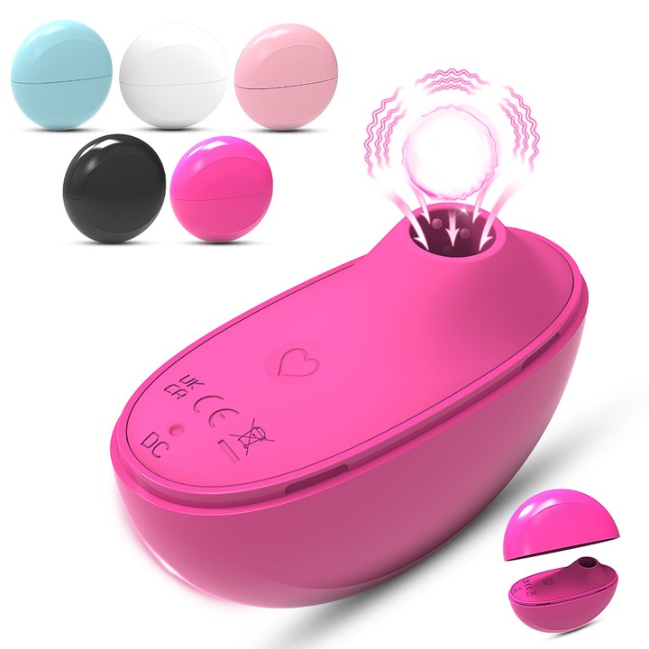 Vibrator cu supt pentru clitoris, 10 moduri de supt, vibrator cu unde de presiune, mini-vibrator cu supt pentru sfarcuri, jucarii sexuale pentru femei, placere sexuala suprema pentru cupluri