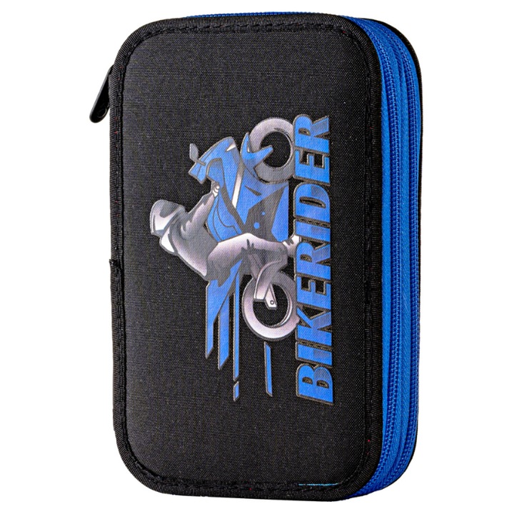 Penar echipat Daco 2 fermoare - Motiv Bike Rider PE2008E