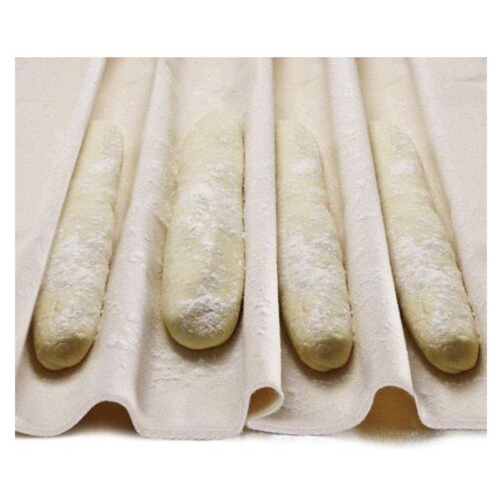 Tava de copt, 75x45cm, bej, din bumbac, set 1 bucata