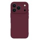 Husa de protectie Lemontti Silicon Soft Slim Magsafe iPhone 17 Pro Visiniu