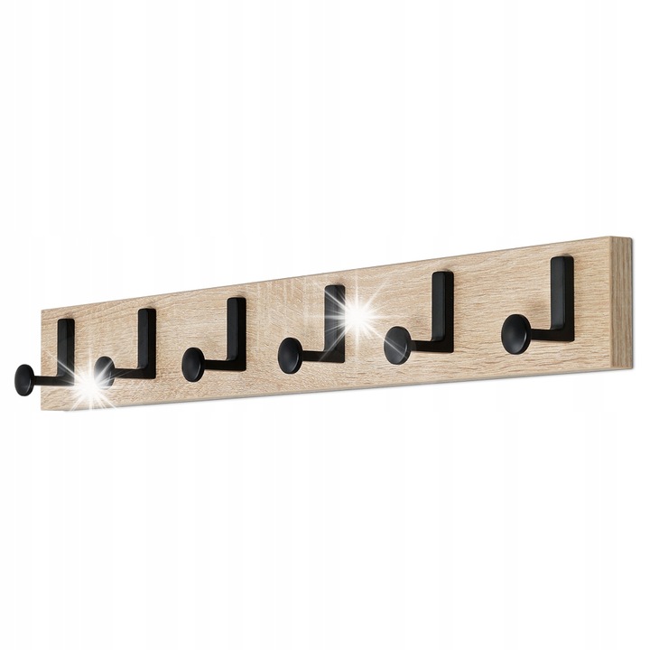 Furniteco fogas, Dab Sonoma modell, 6 kampó, többszínű, 685mm