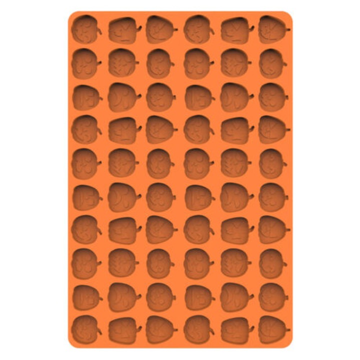 Tava de copt pentru biscuiti in forma de os, silicon, reutilizabila, rezistenta la caldura, 2.5 cm, multicolor