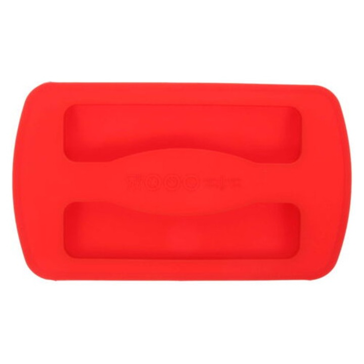 Capac capac pentru prajitor de paine, silicon, rosu, 17.50x10.50x1.00cm