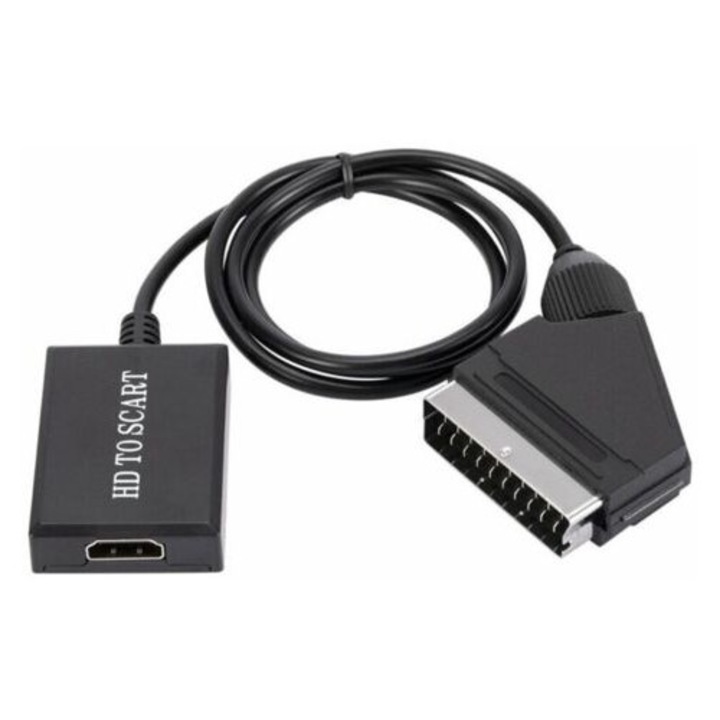 HDMI-SCART adapter, 1080p, 1 darabos készlet