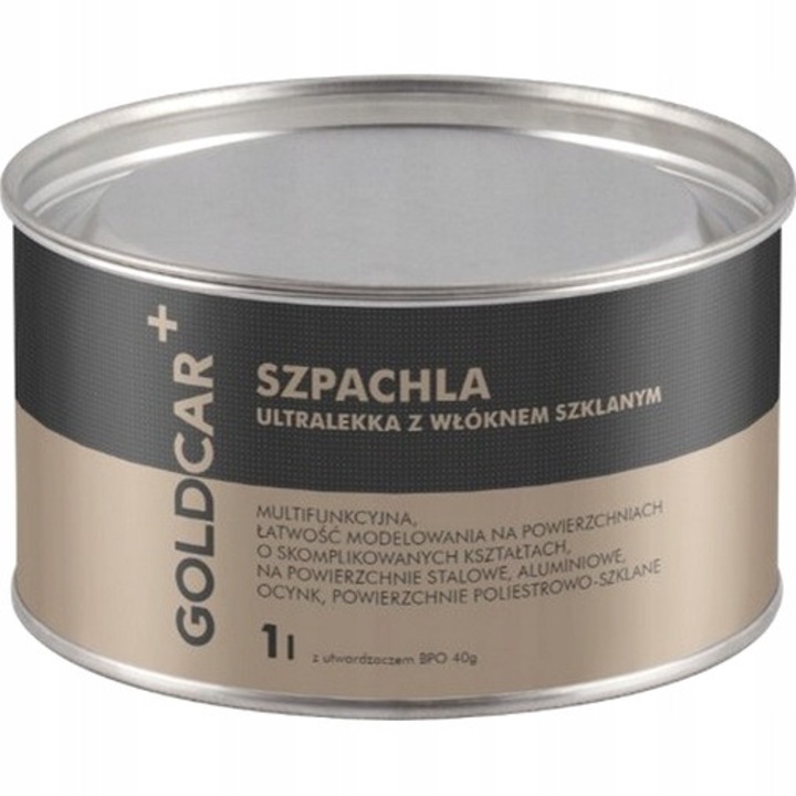 Spacla ultralega Goldcar+ üvegszállal, 1000ml, sárga