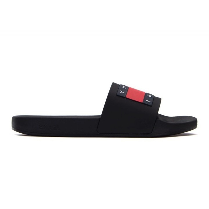 Papuci Tommy Hilfiger pentru Barbati, tj pool slide ess, EM0EM01191-BDS, 41 EU, Negru