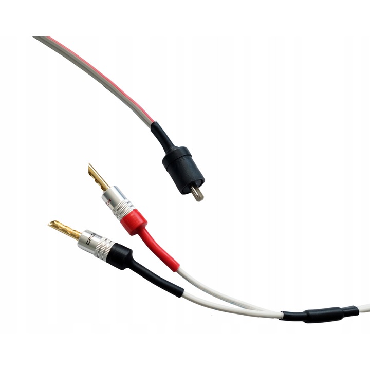 Cabluri audio Cross-Tech set 2x2,5mm2 cu conectori banan si DIN 2, 0,8m