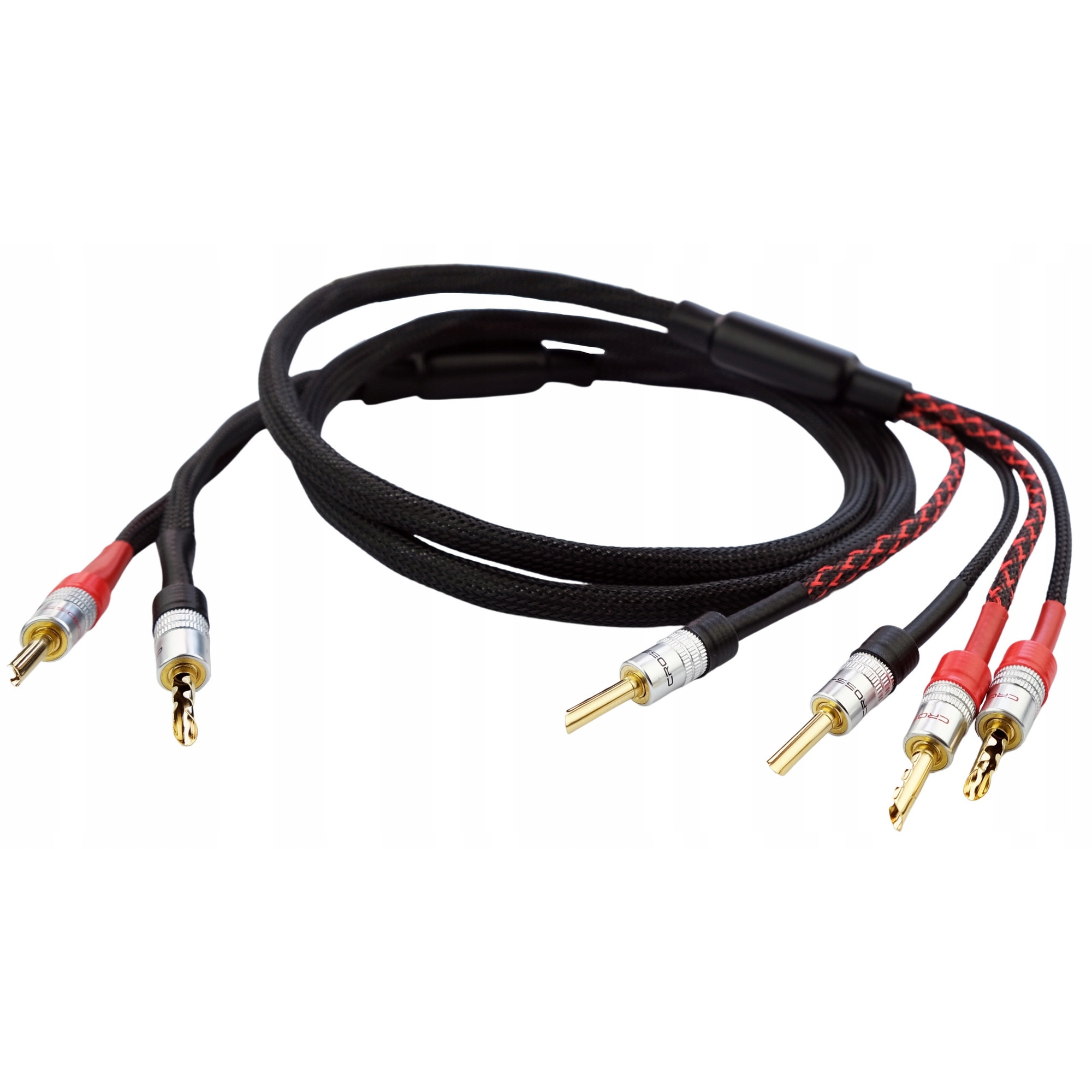 Cabluri Cross Cabluri bi-wire Cross-Tech HQ8, 2x4mm2 si 2x2,5mm2, 2,5m, cu conectori ...