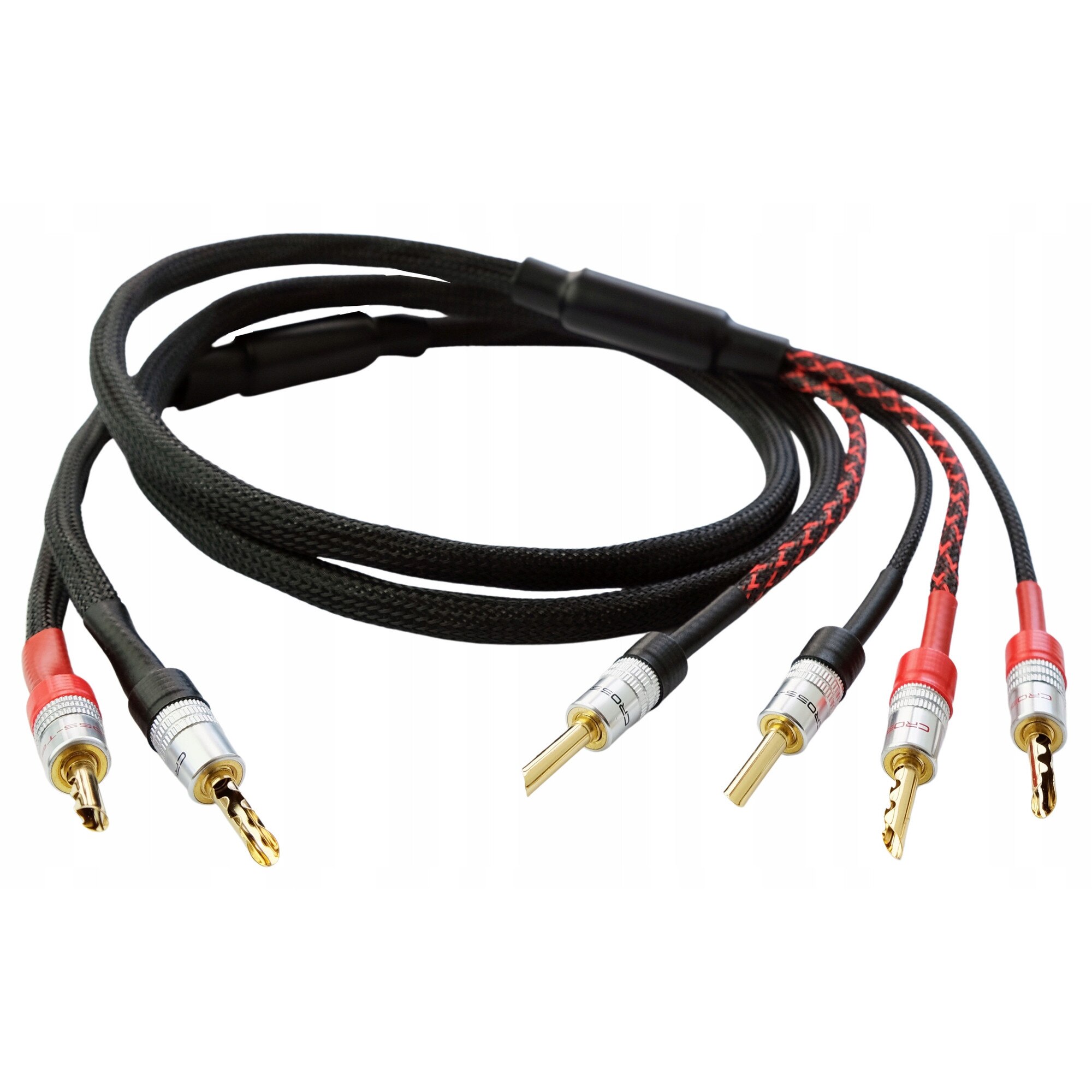 Cabluri Cross Cabluri bi-wire Cross-Tech HQ8, 2x4mm2 si 2x2,5mm2, 2,5m, cu conectori ...
