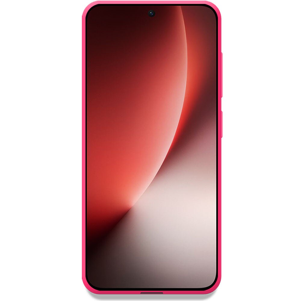 Husa pentru Honor Magic 8 Lite, Color Shield, Interior de catifea, Suprafata aderenta, Protectie antisoc, Margini ridicate, Regular Fit, Silicon, Roz neon