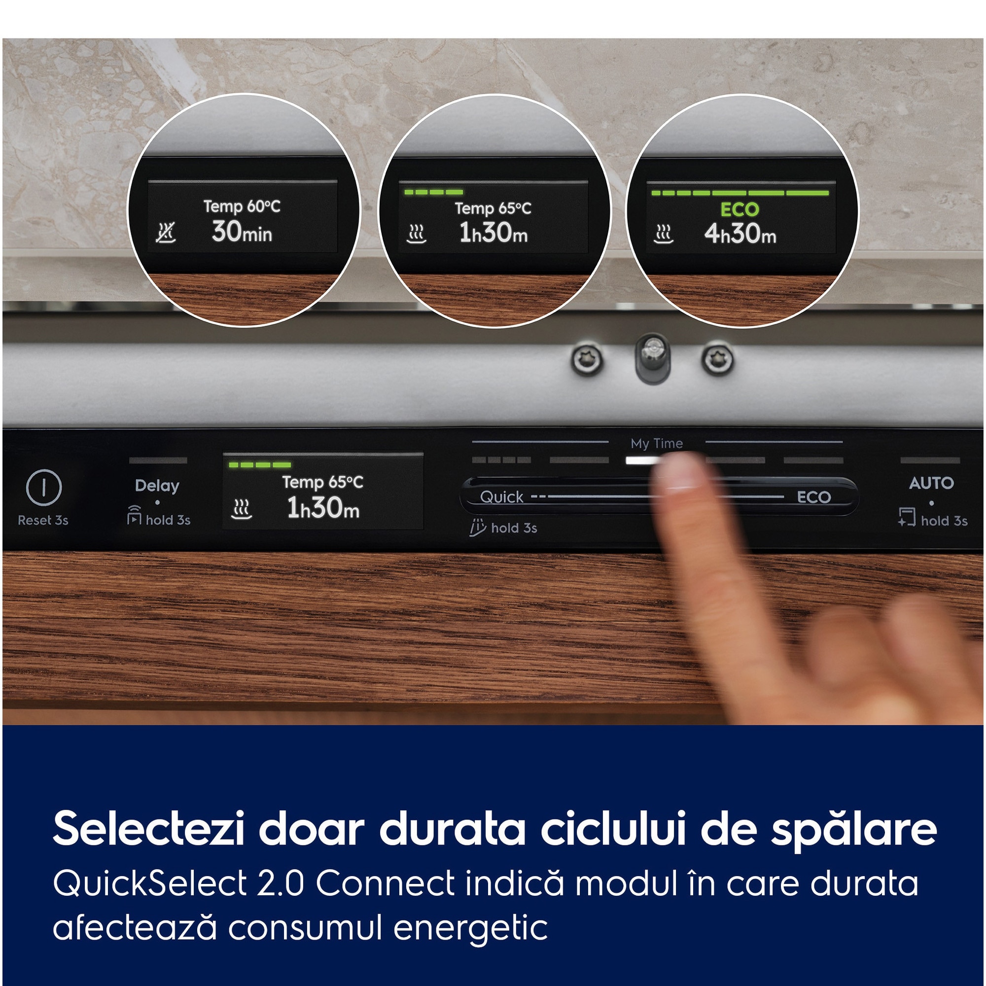 Masina de spalat vase incorporabila Electrolux E92LB200P, 14 seturi, 8 programe, clasa energetica B , Conectivitate WI-FI, dimensiune 60 cm