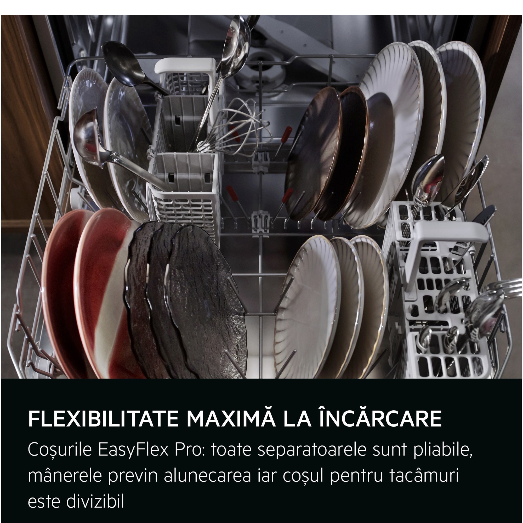 Masina de spalat vase incorporabila AEG NG92IA10TK, 13 seturi, 8 programe, clasa energetica A , Conectivitate WI-FI, dimensiune 60 cm
