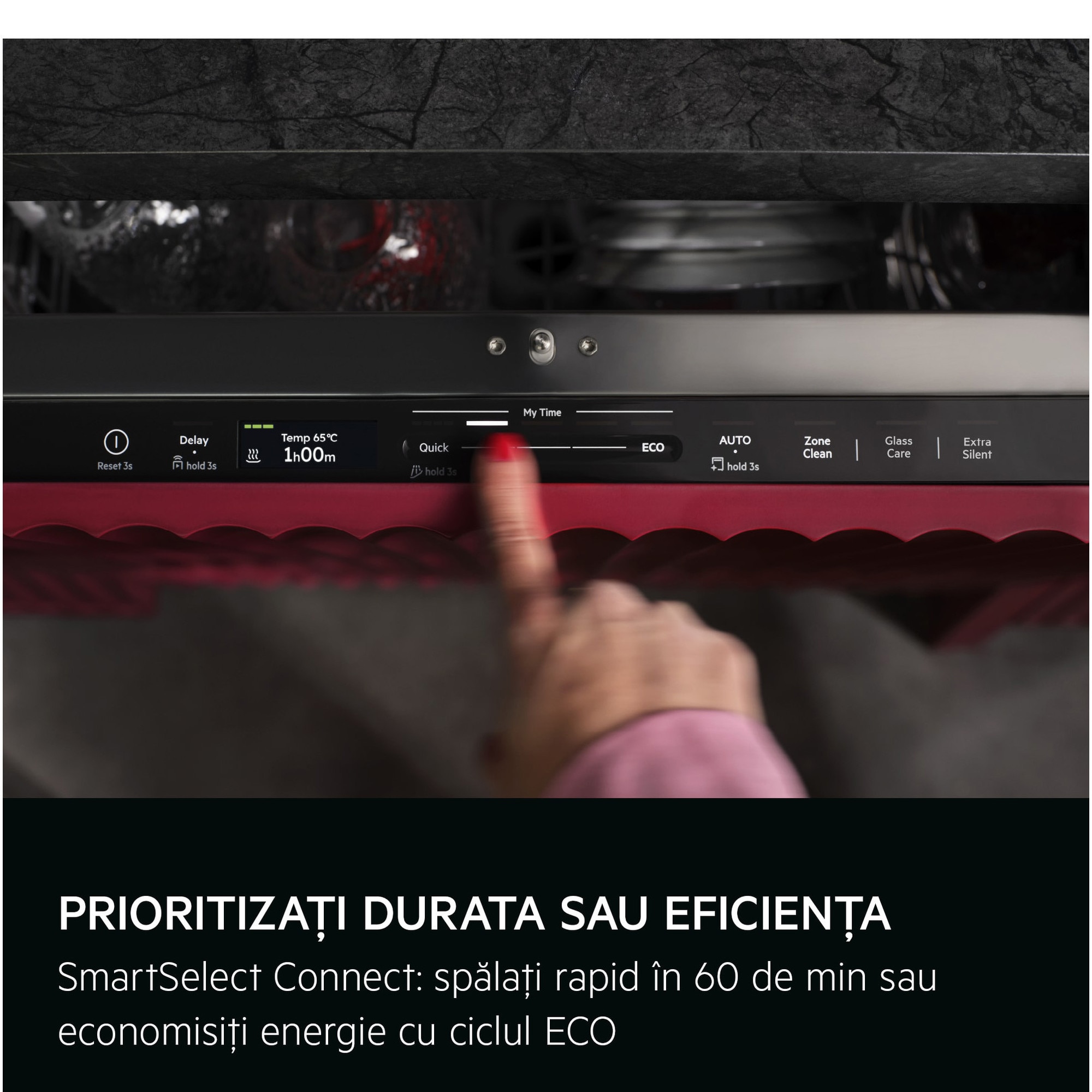 Masina de spalat vase incorporabila AEG NG87IX2TK, 15 seturi, 8 programe, clasa energetica A-10% , Conectivitate WI-FI, dimensiune 60 cm