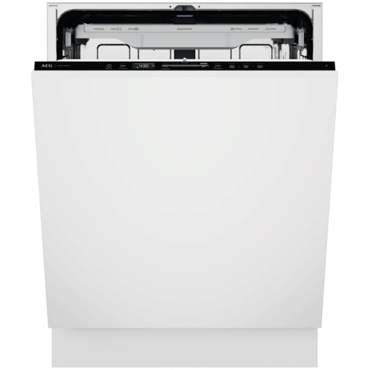 Masina de spalat vase incorporabila AEG GI8200A2TN, 14 seturi, 8 programe, clasa energetica A , Conectivitate WI-FI, dimensiune 60 cm