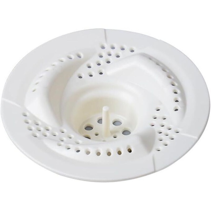 Filtru de scurgere, 1 bucata, alb, 7.8x7.8x2.5cm