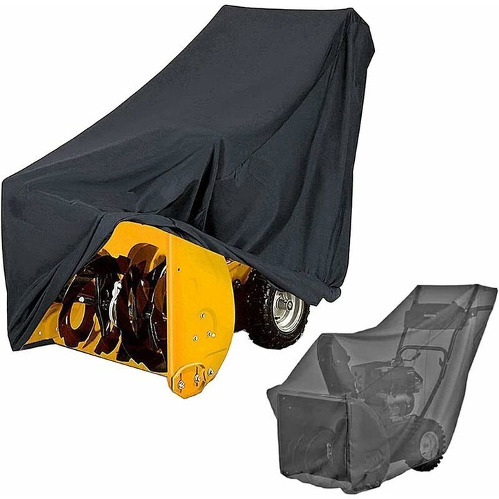 Husa pentru deszapezire, 130x91x102cm, 1 bucata, neagra, protectie impotriva vremii