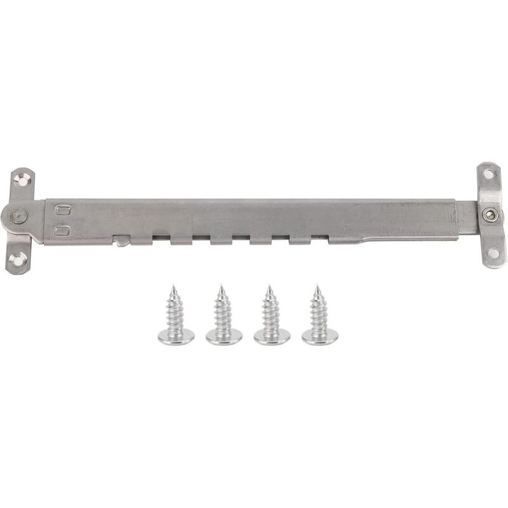 Limitator de deschidere feronerie feronerie pentru feronerie, set de 1, 25 cm, inox, rezistent la rugina