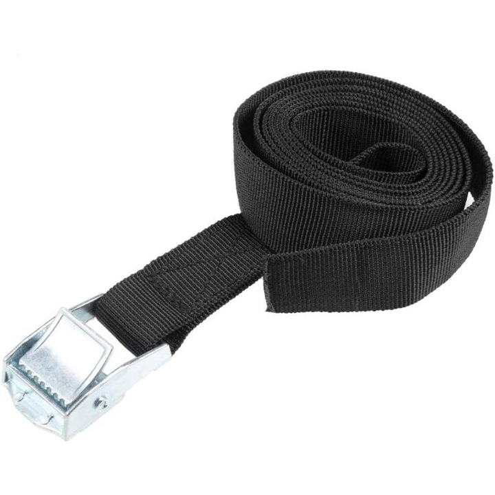 Banda de prindere, 2.5 cm x 2.5 m, negru