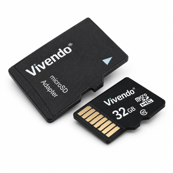 Card de Memorie Vivendo Microsdhc 32gb Class 10 pentru Telefon Camera Video Player Navigatie
