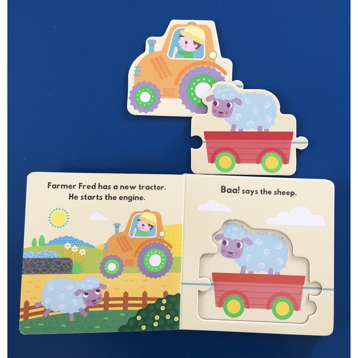 Little Beginners on the Farm beilleszthető puzzle könyv, Gardner, klasszikus