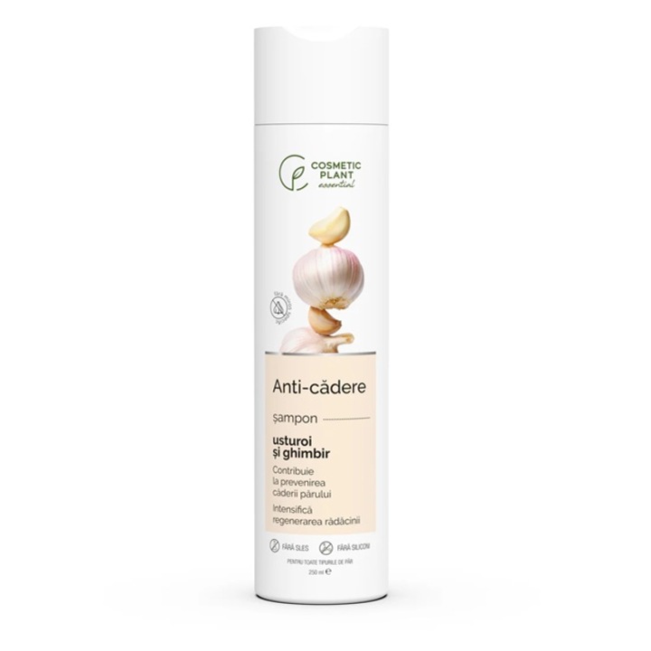 Sampon Anti-cadere cu Usturoi si Ghimbir, contribuie la prevenirea caderii parului Intensifica regenerarea radacinii 250 ml Cosmetic Plant
