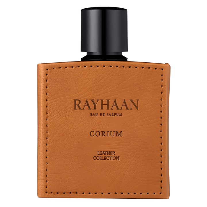 Rayhaan Apa de Parfum Corium, Barbati, 100 ml, note lemnoase si dulci