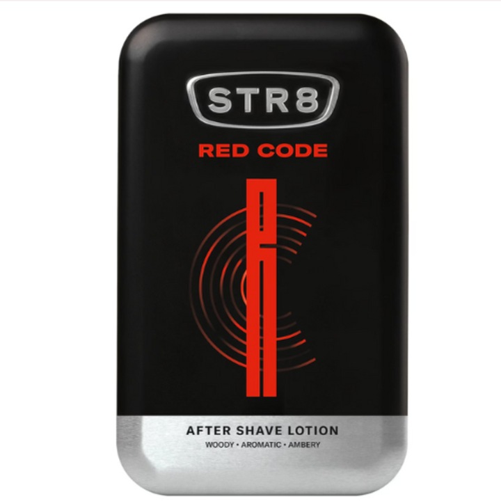 After Shave STR8 Red Code 100ml, parfum lemnos, hidratant